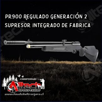 RIFLE PCP PR900GEN2 POLIMERO 5.5 SNOWPEAK (REGULADO) SUPRESOR DE FABRICA ARMERIA ALLTECH AIRE COMPRIMIDO CAZA