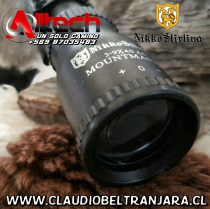 nikko stirling mountmaster 3-9x40 MIRA TELESCOPICA CLAUDIO BELTRAN ALLTECH ARMERIA