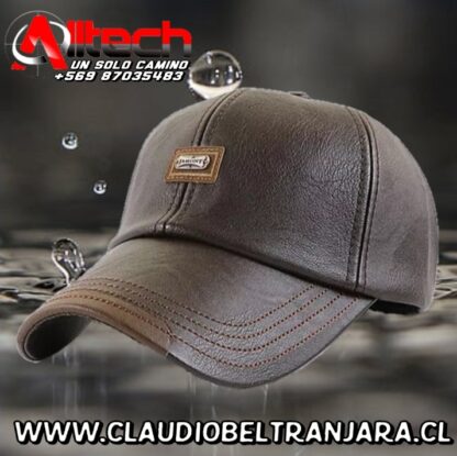 GORRO JOCKEY CUERO ARMERIA ALLTECH CLAUDIO BELTRAN JARA