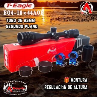 Mira Telescópica T-eagle 4-16x44AOE + Monturas Westhunter Regulación de altura de colores alltech aire comprimido caza pesca tiro deportivo