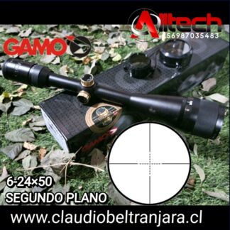 Mira Telescopica Rifle Caza Pcp Mira Profesional 6-24x50