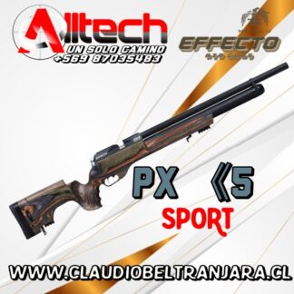 RIFLE HUGLU EFFECTO (R) PX-5 SPORT LAMINADO VERDE 5,5 claudio beltran jara alltech armeria