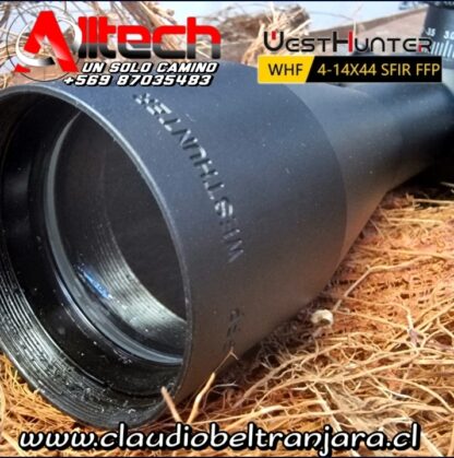 WESTHUNTER WHF 4-14X44 SFIR FFP MIRA TELESCOPICA ARMERIA ALLTECH CLAUDIO BELTRAN JARA