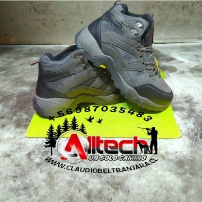 Zapatillas Outdoor Trekking chiporro gris claudio beltran jara alltech armeria