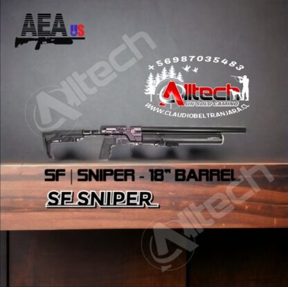 AEA SF SNIPER 5.5 (.22) RIFLE AIRE COMPRIMIDO PCP ALLTECH ARMERIA CLAUDIO BELTRAN JARA