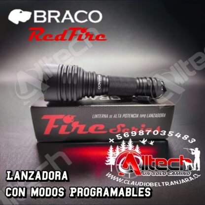 Linterna Braco Redfire Lanzadora Luz Roja alltech claudio beltran jara armeria aire comprimido