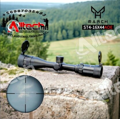 Mira Telescopica MARCH ST 4-16X44 HD Segundo Plano Focal claudio beltran jara alltech aire comprimido armeria