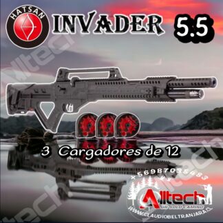 Rifle Hatsan Invader Auto PCP Cal 5.5 (Semiautomático) alltech armeria claudio beltran jara aire comprimido