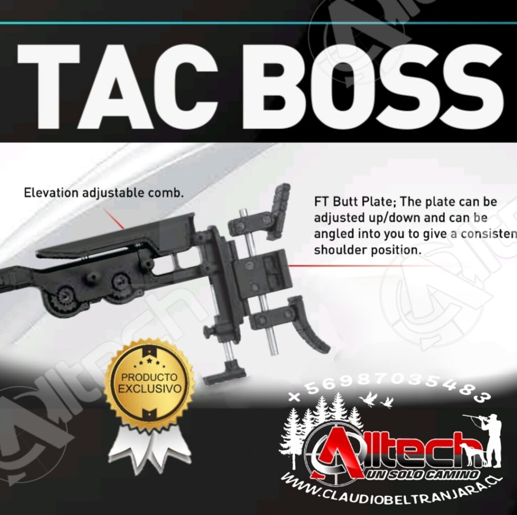 RIFLE HATSAN TAC BOSS 6.35 PCP AIRE COMPRIMIDO ARMERIA ALLTECH CLAUDIO BELTRAN TIRO AL BLANCO CAZA