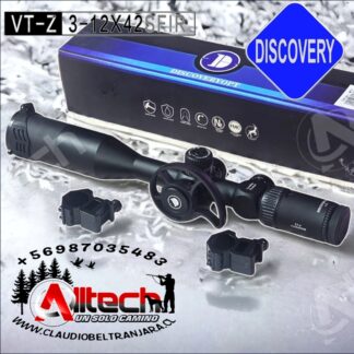 MIRA TELESCOPICA DISCOVERY VTZ 3-12X42 SEGUNDO PLANO ARMERIA ALLTECH CLAUDIO BELTRAN AIRE COMPRIMIDO PCP RIFLES COMPRESOR SCUBA