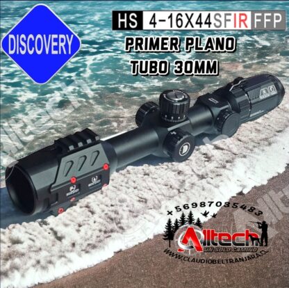 Mira Telescópica Discovery Hs 4-16 x 44 Sfir Ffp primer plano focal claudio beltra armeria alltech aire comprimido pcp rifle poston scuba