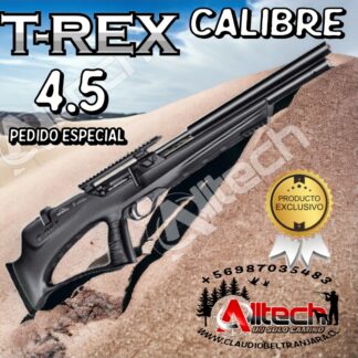 RIFLE PCP SNOWPEAK T-REX BULLPUP 4.5 mm CLAUDIO BELTRAN ARMERIA ALLTECH AIRE COMPRIMIDO