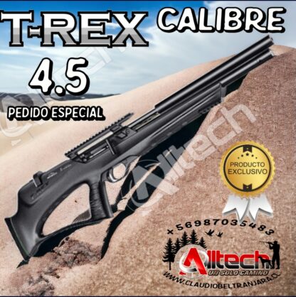 RIFLE PCP SNOWPEAK T-REX BULLPUP 4.5 mm CLAUDIO BELTRAN ARMERIA ALLTECH AIRE COMPRIMIDO