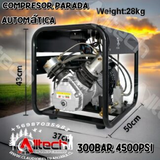 COMPRESOR PARADA AUTOMATICO 220V MODELO TXED012 300BAR 4500PSI ARMERIA ALLTECH AIRE COMPRIMIDO CLAUDIOBELTRAN JARA CARGA AIRE SCUBA RIFLES PCP tuxing