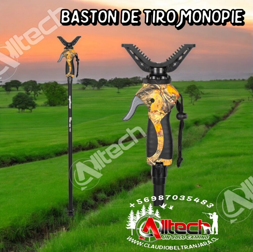 BASTÓN DE TIRO MONOPIÉ PARA CAZA PARA OBSERVACION DE LA NATURALEZA BIPODE BASTON DE TIRO TRIPODE CON GATILLO PARA CAZA ACU TAC , ATLAS , HARRIS ARMERIA ALLTECH CLAUDIO BELTRAN JARA AIRE COMPRIMIDO RIFLES PCP MIRAS TELESCOPICA , SCUBAS , COMPRESORES 4500PSI