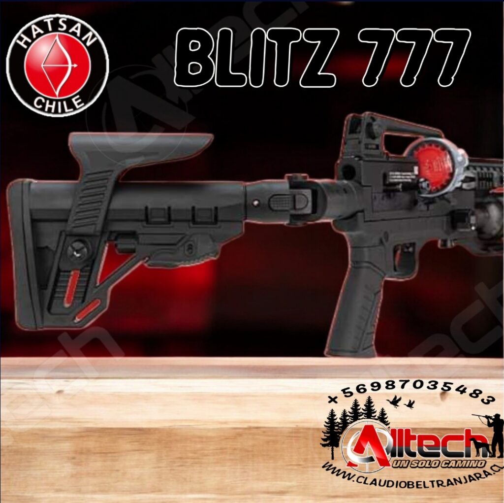 RIFLE HATSAN BLIZT 777 SEMI AUTO FULL AUTO 6.35 (.25) armeria alltech claudio beltran aire comprimido caza tiro deportivo