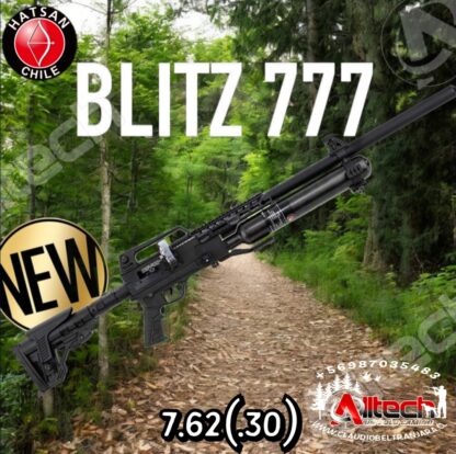 RIFLE HATSAN BLIZT 777 SEMI AUTO FULL AUTO 7.62 (.30) armeria alltech claudio beltran aire comprimido caza tiro deportivo