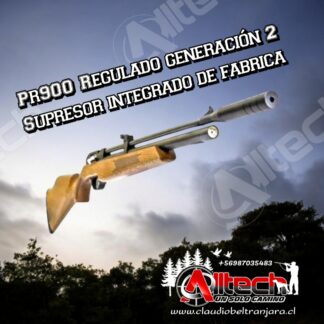 RIFLE PCP PR900GEN2 POLIMERO 5.5 SNOWPEAK (REGULADO) SUPRESOR DE FABRICA ARMERIA ALLTECH AIRE COMPRIMIDO CAZA