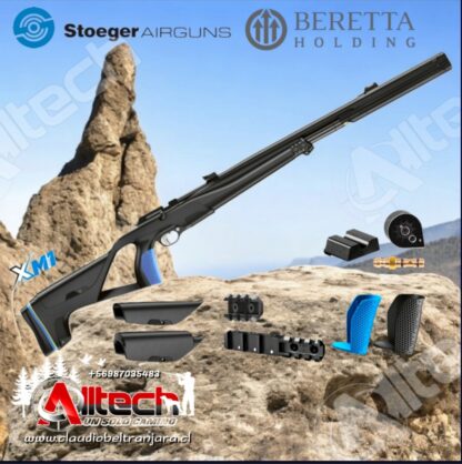 RIFLE PCP STOEGER AIRGUNS XM1 S4 SUPPRESSOR 5.5 ARMERIA ALLTECH AIRE COMPRIMIDO