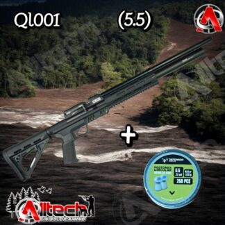 Rifle Defensor QL001 5.5 PCP + Poston 18,13 Defensor ARMERIA ALLTECH AIRE COMPRIMIDO PCP TIRO DEPORTIVO CAZA