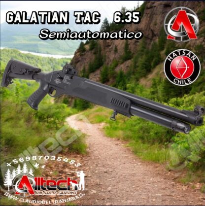 Rifle Hatsan Galatian Tac Semi Auto PCP Cal 6.35 PCP AIRE COMPRIMIDO ARMERIA ALLTECH ONLINE TIRO DEPORTIVO CAZA