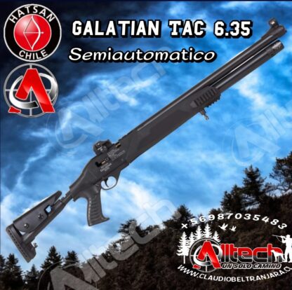 Rifle Hatsan Galatian Tac Semi Auto PCP Cal 6.35 PCP AIRE COMPRIMIDO ARMERIA ALLTECH ONLINE TIRO DEPORTIVO CAZA