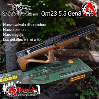 Rifle Orión Qm23 5.5 PCP Rifle Aire Comprimido GEN 3 ARMERIA alltech aire comprimido caza pesca tiro deportivo
