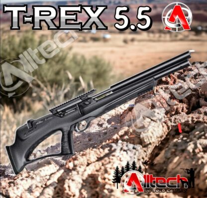 RIFLE PCP AIRE COMPRIMIDO SNOWPEAK T-REX BULLPUP 5.5 armeria alltech aire comprimido tiro deportivo caza