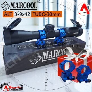 Mira Telescópica Marcool ALT 3-9X42 Tubo 30mm + Montura Regulación Altura ARMERIA ALLTECH AIRE COMPRIMIDO PCP TIRO DEPORTIVO CAZA