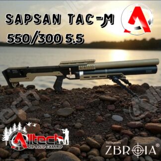ZBROIA SAPSAN TACTICAL M 550/300 CERAKOTE ARMERIA ALLTECH AIRE COMPRIMIDO PCP TIRO DEPORTIVO CAZA