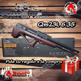 Rifle Orión Qm23L 6.35 PCP Rifle Aire Comprimido armeria alltech caza pesca tiro deportivo