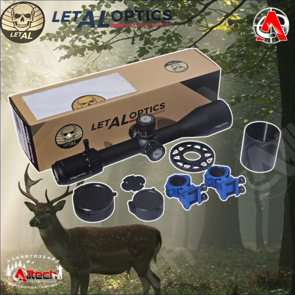 MIRA TELESCOPICA LETAL HD PRO 4-16×50 ZERO STOP 30MM+ REGULACION ALTURA COLORES alltech aire comprimido caza pesca tiro deportivo