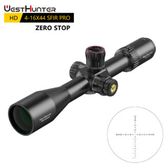 Mira Telescópica WestHunter HD 4-16X44 SFIR PRO Zero Stop + Monturas westhunter regulación altura de colores ARMERIA alltech aire comprimido caza pesca tiro deportivo
