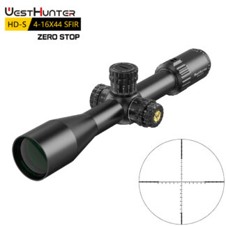 Mira Telescópica WestHunter HD-S 4-16X44 SFIR SFP Zero Stop + Montura westhunter de colores alltech aire comprimido caza pesca tiro deportivo