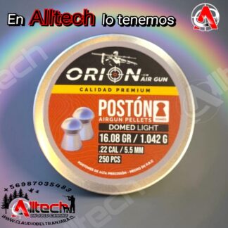 POSTON ORION DOMED 5.5 MM 16.08 GR 250UN ARMERIA alltech aire comprimido caza pesca tiro deportivo