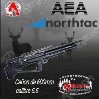 Rifle PCP Northtac Bullpup de 24 600mm 5.5 ARMERIA ALLTECH AIRE COMPRIMIDO CAZA Y PESCA TIRO DEPORTIVO